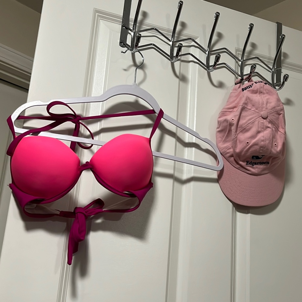 Pink Bikini Top and Cap